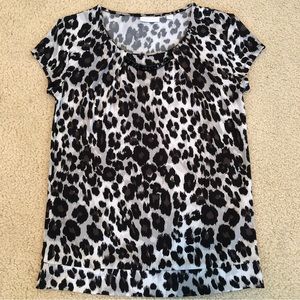 New York & Company leopard blouse